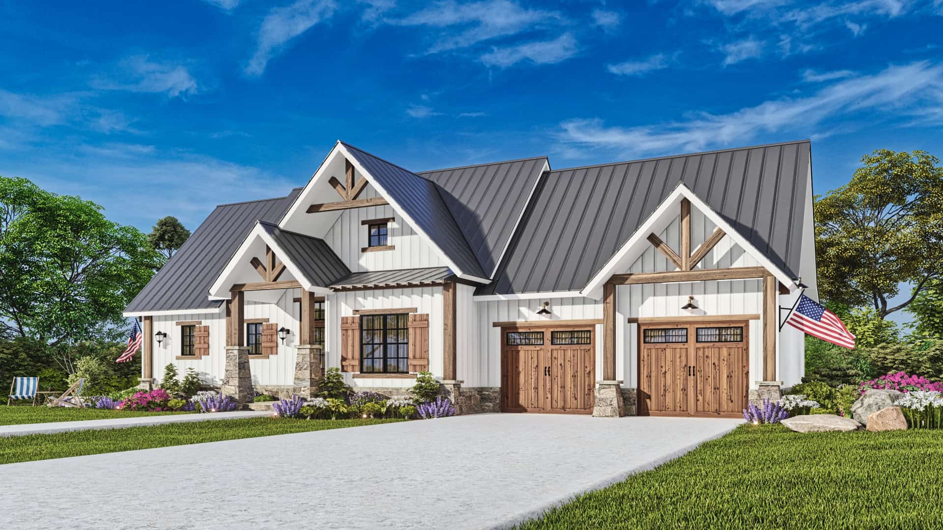 Right Side View of this 4-Bedroom,2510 Sq Ft Plan -198-1012