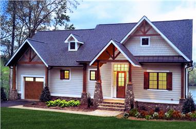 4-Bedroom, 2363 Sq Ft Cottage Home Plan - 198-1014 - Main Exterior