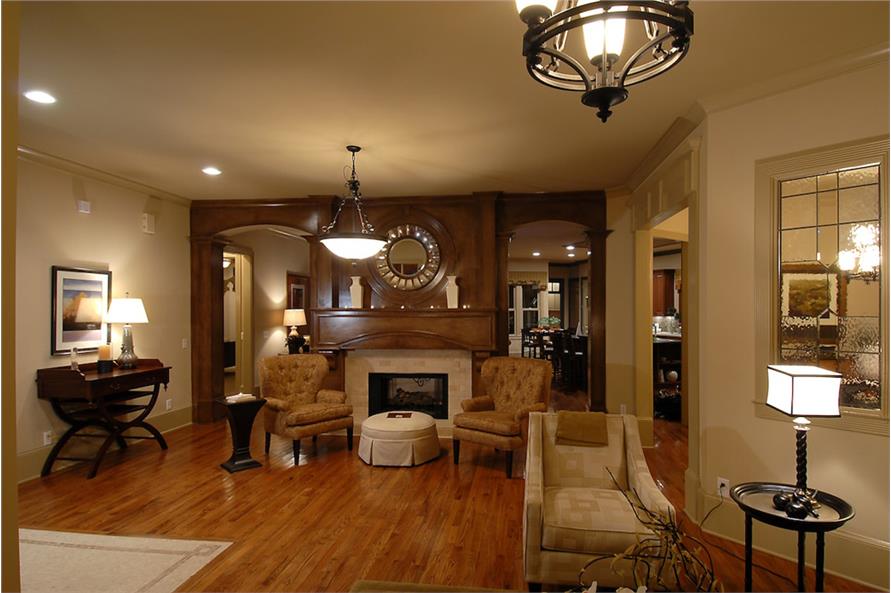 Family Room of this 4-Bedroom,3166 Sq Ft Plan -3166