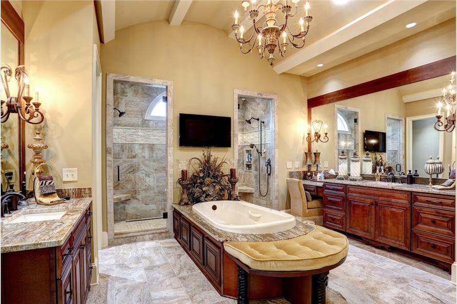 Master Bathroom of this 3-Bedroom,3480 Sq Ft Plan -3480