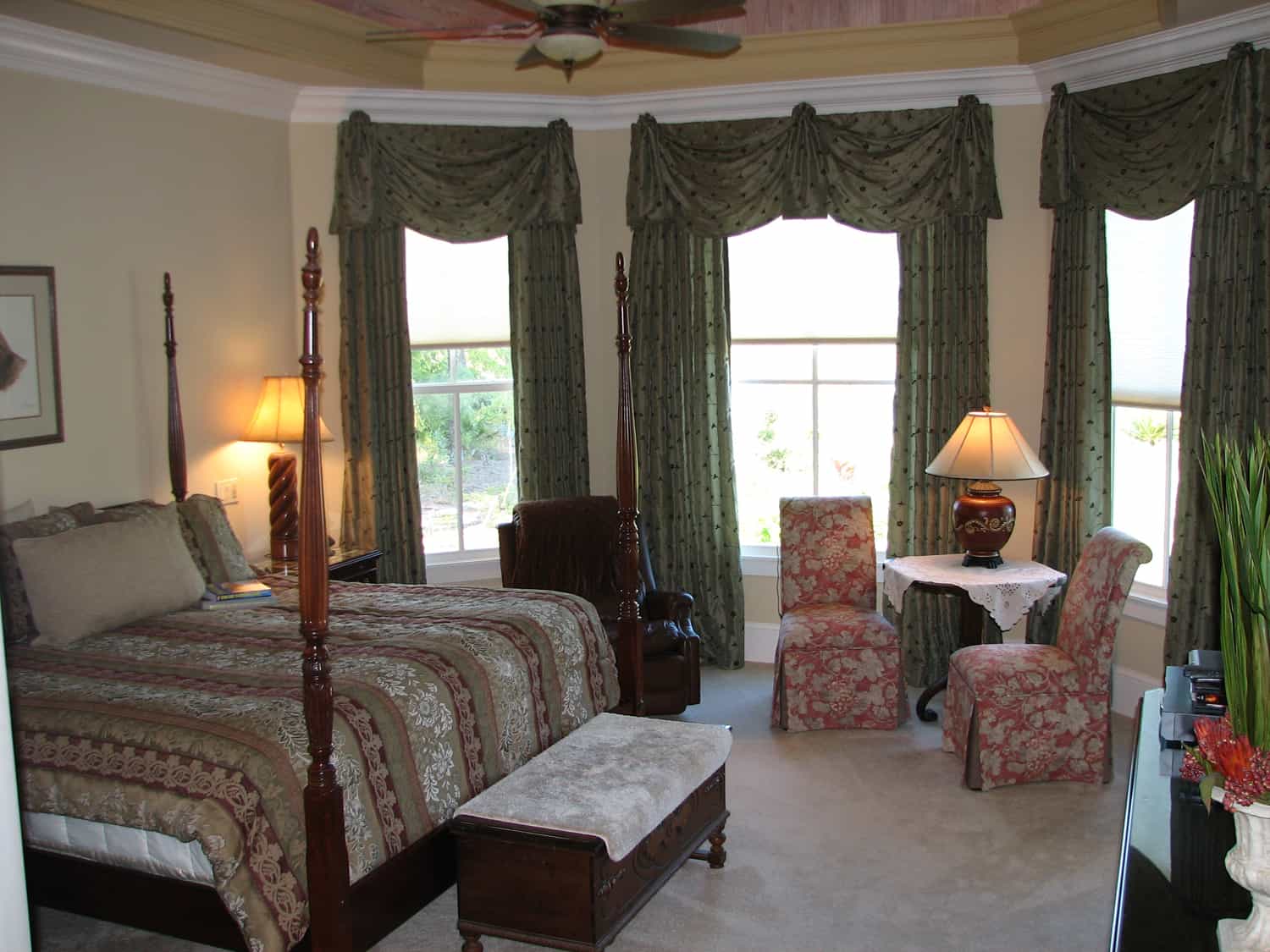 Master Bedroom of this 4-Bedroom,3318 Sq Ft Plan -198-1039