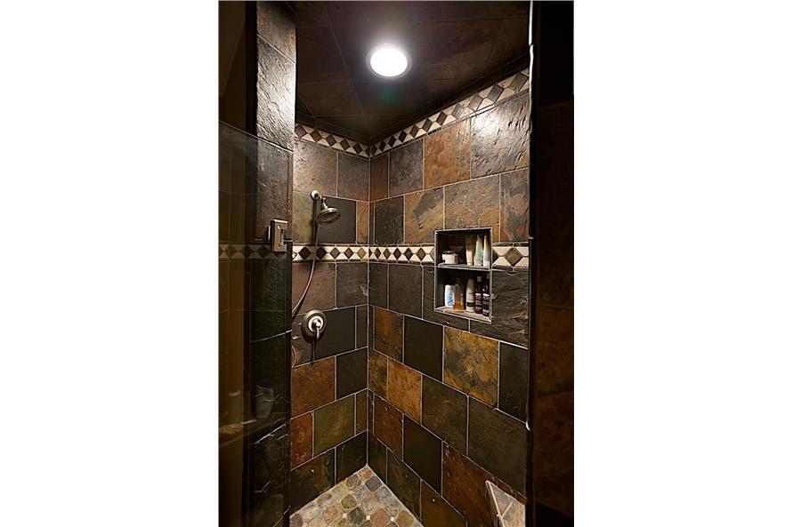 198-1061: Home Interior Photograph-Master Bathroom: Shower