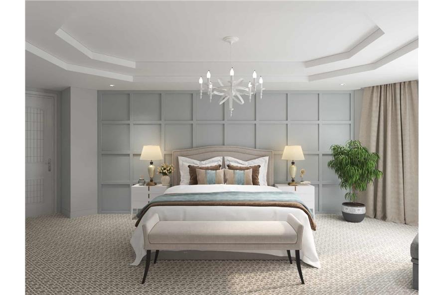 Master Bedroom of this 5-Bedroom,3314 Sq Ft Plan -198-1068