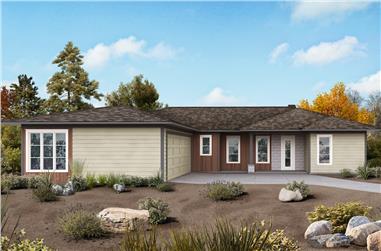 3-Bedroom, 1922 Sq Ft Cottage Home Plan - 198-1075 - Main Exterior