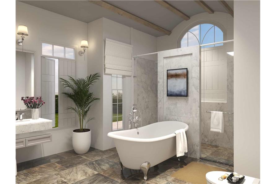 Master Bathroom of this 5-Bedroom, 3745 Sq Ft Plan - 198-1092