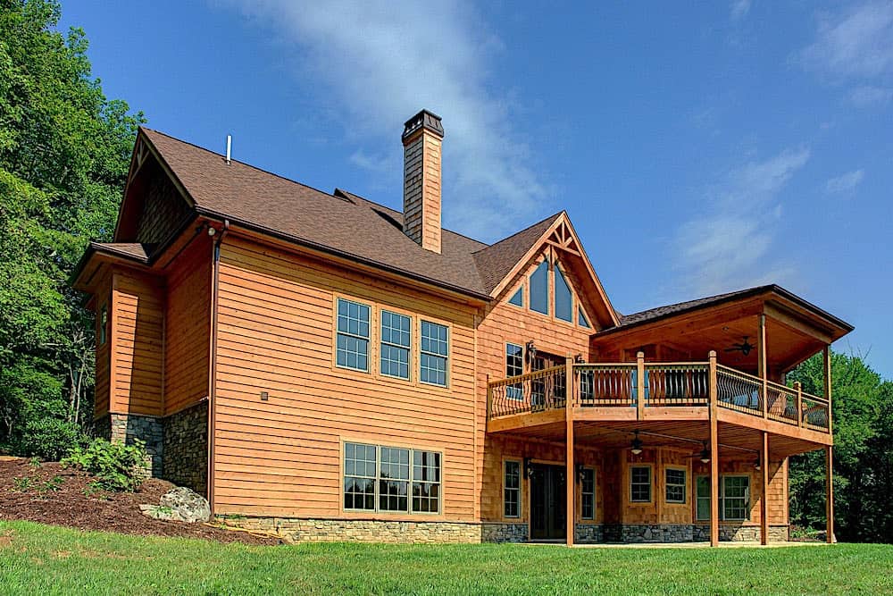 Rear View of this 3-Bedroom,2685 Sq Ft Plan -2685