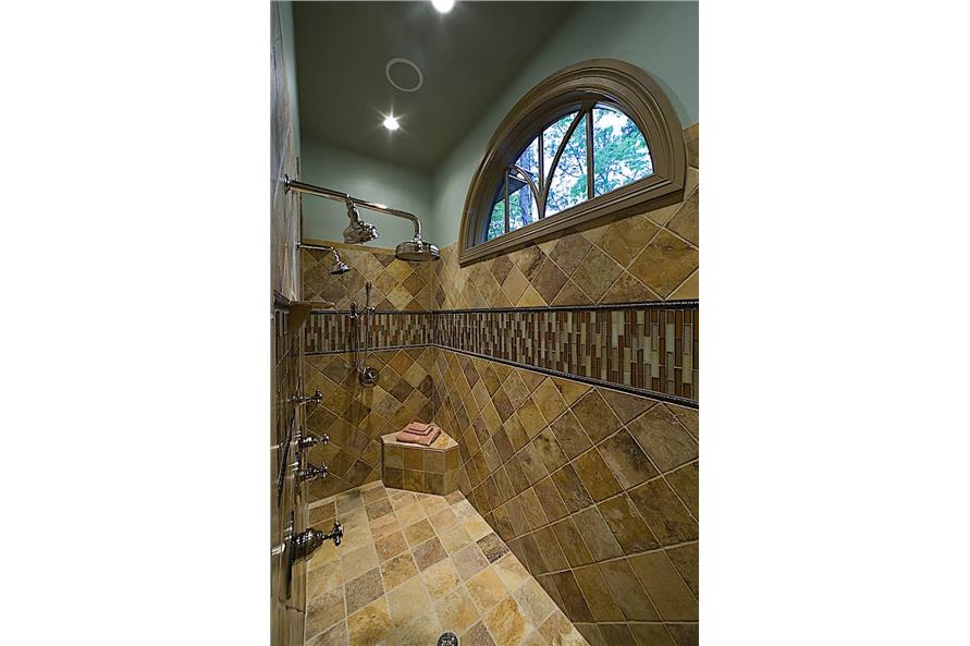 198-1117: Home Interior Photograph-Master Bathroom: Shower