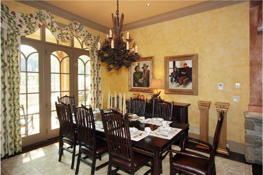 198-1125: Home Interior Photograph-Dining Room