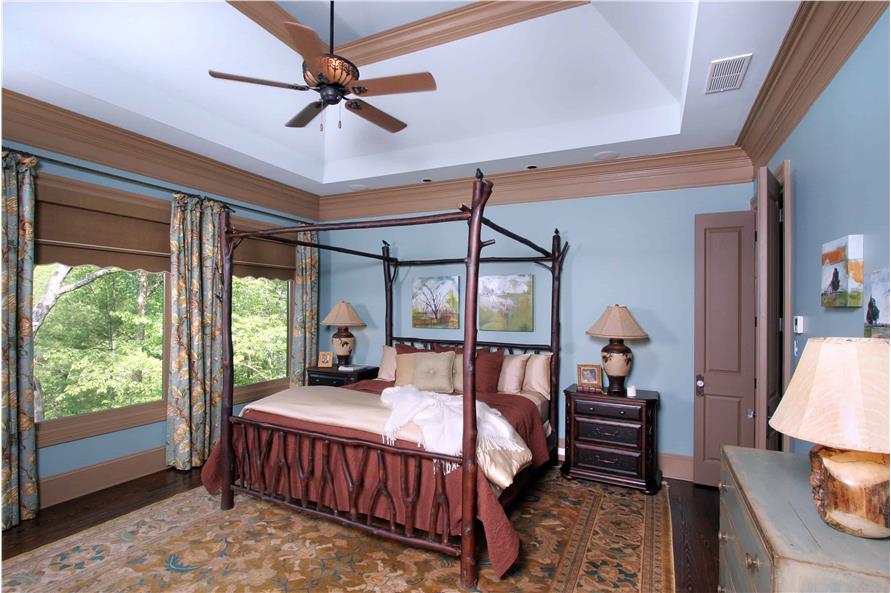 Master Bedroom of this 3-Bedroom, 3642 Sq Ft Plan - 198-1125