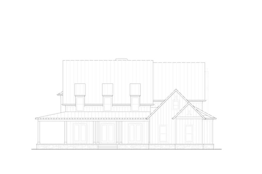 198-1127: Home Plan Front Elevation