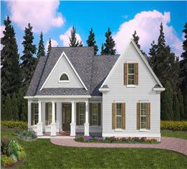 Cottage Home 3 Bedrms 2 Baths 2237 Sq Ft Plan #198 1128