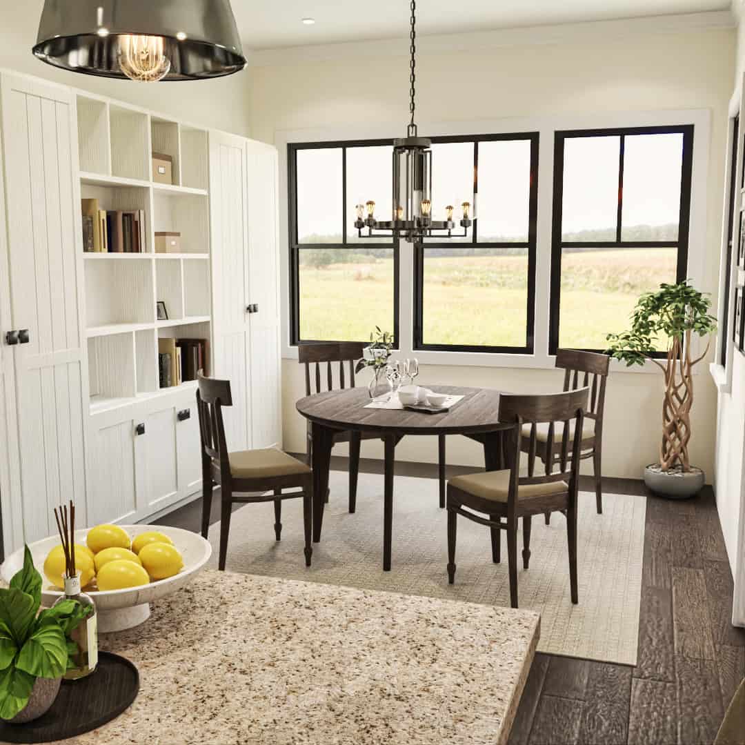 Kitchen: Breakfast Nook of this 3-Bedroom,1925 Sq Ft Plan -198-1131