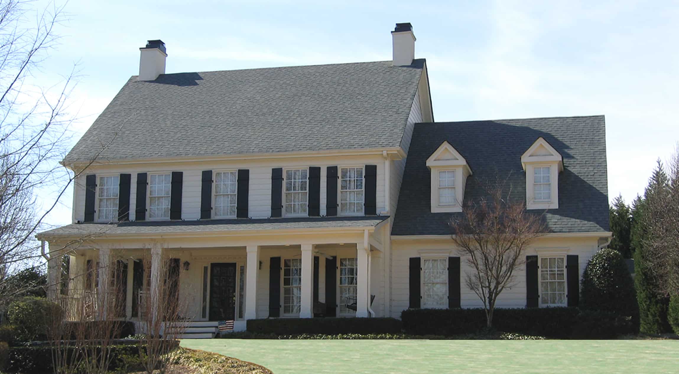 Colonial home (ThePlanCollection: Plan #198-1154)