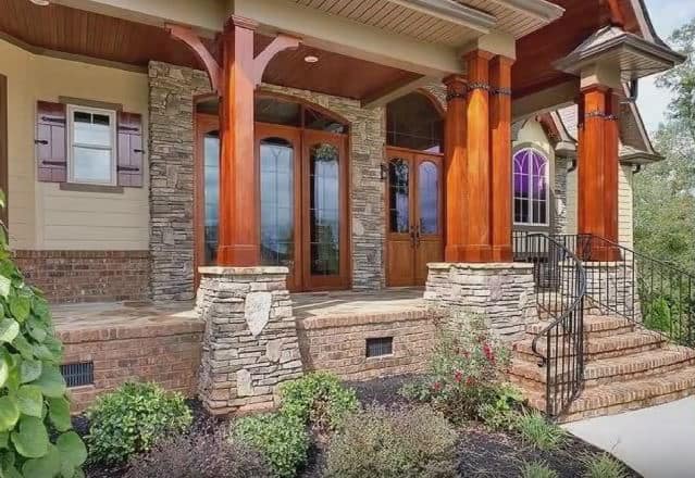 Porch of this 3-Bedroom,3110 Sq Ft Plan -198-1158