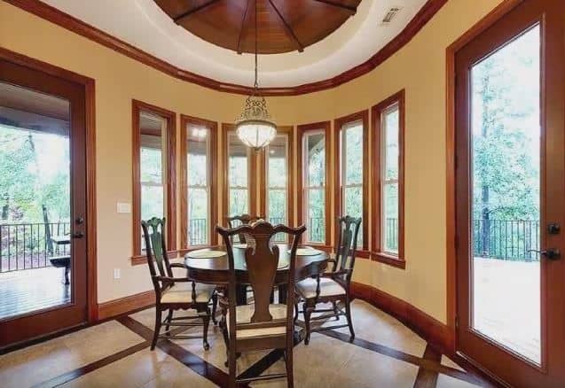 Kitchen: Breakfast Nook of this 3-Bedroom,3110 Sq Ft Plan -198-1158