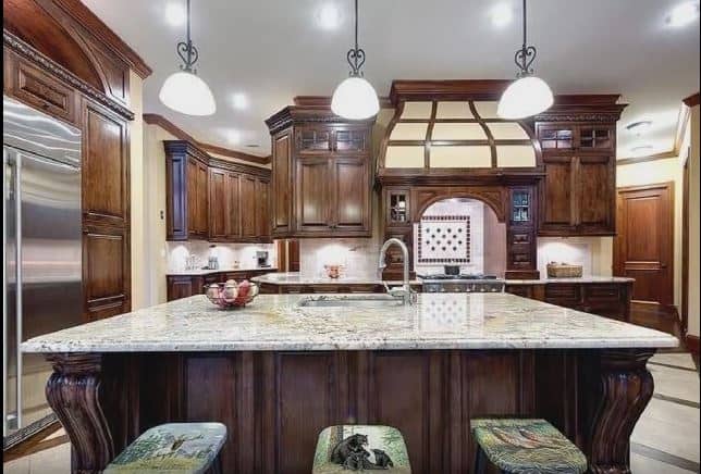 Kitchen: Kitchen Island of this 3-Bedroom,3110 Sq Ft Plan -198-1158