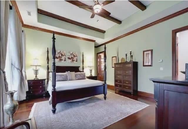 Master Bedroom of this 3-Bedroom,3110 Sq Ft Plan -198-1158