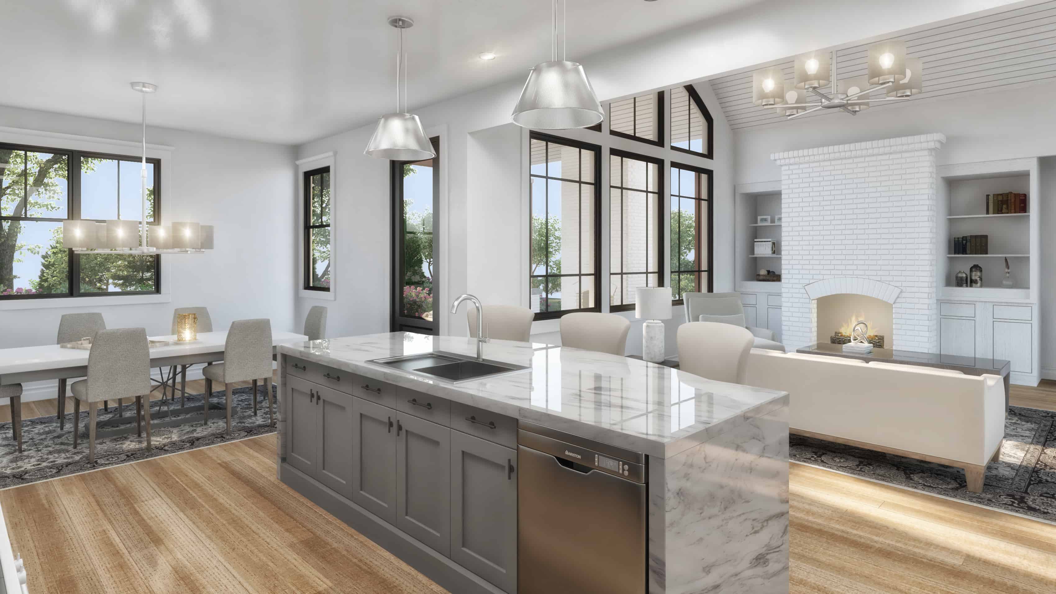 Kitchen of this 3-Bedroom,2269 Sq Ft Plan -198-1162