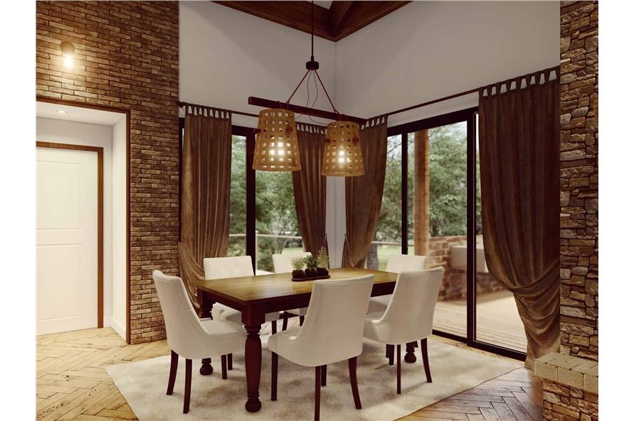 Dining Room of this 3-Bedroom, 2142 Sq Ft Plan - 198-1165