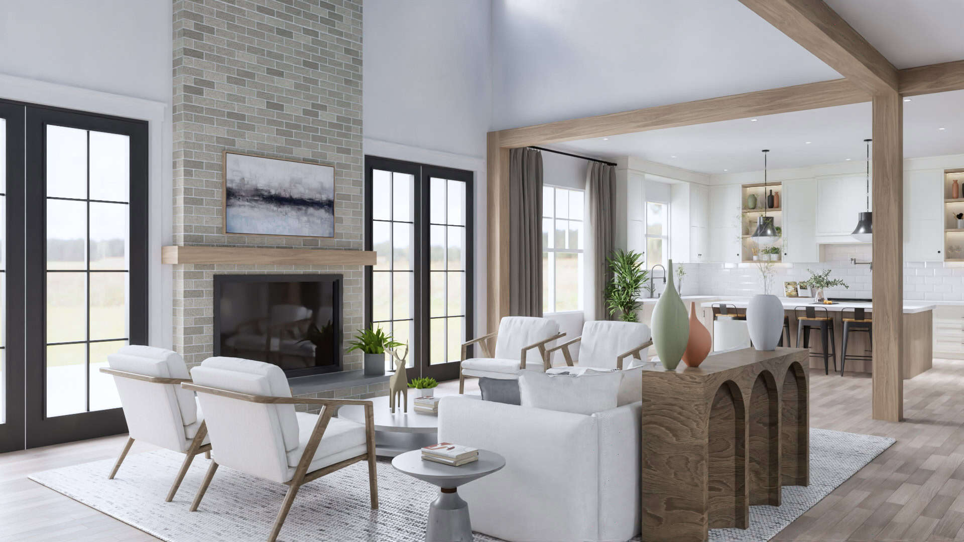 Great Room of this 4-Bedroom,3694 Sq Ft Plan -198-1168