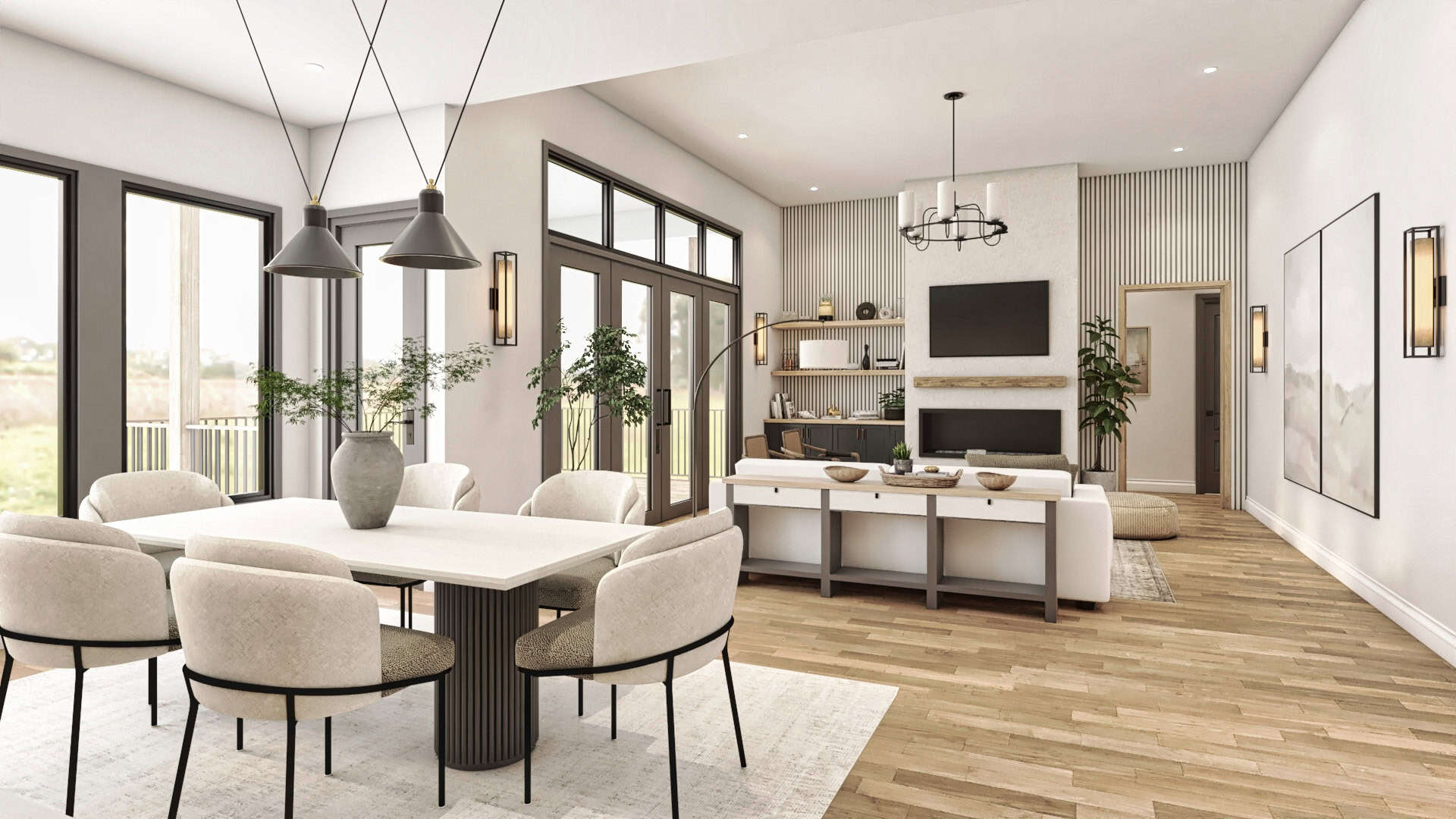 Dining Room of this 4-Bedroom,3849 Sq Ft Plan -198-1170