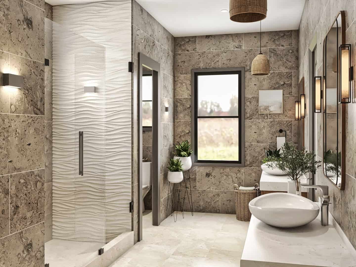 Master Bathroom of this 4-Bedroom,3849 Sq Ft Plan -198-1170