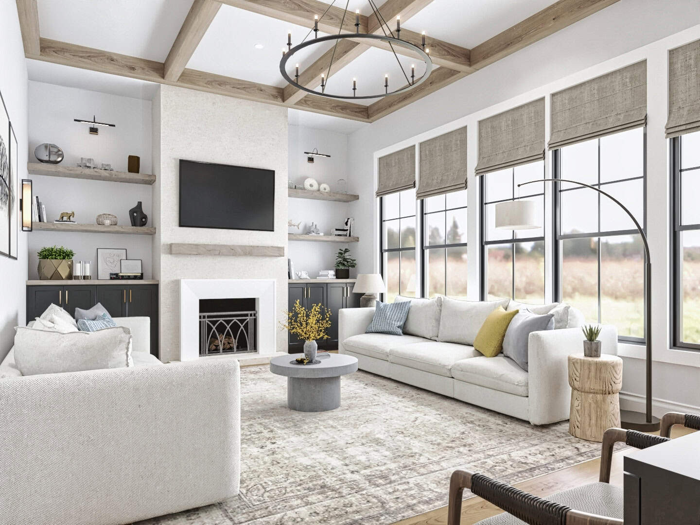 Sitting Room of this 3-Bedroom,4339 Sq Ft Plan -198-1171