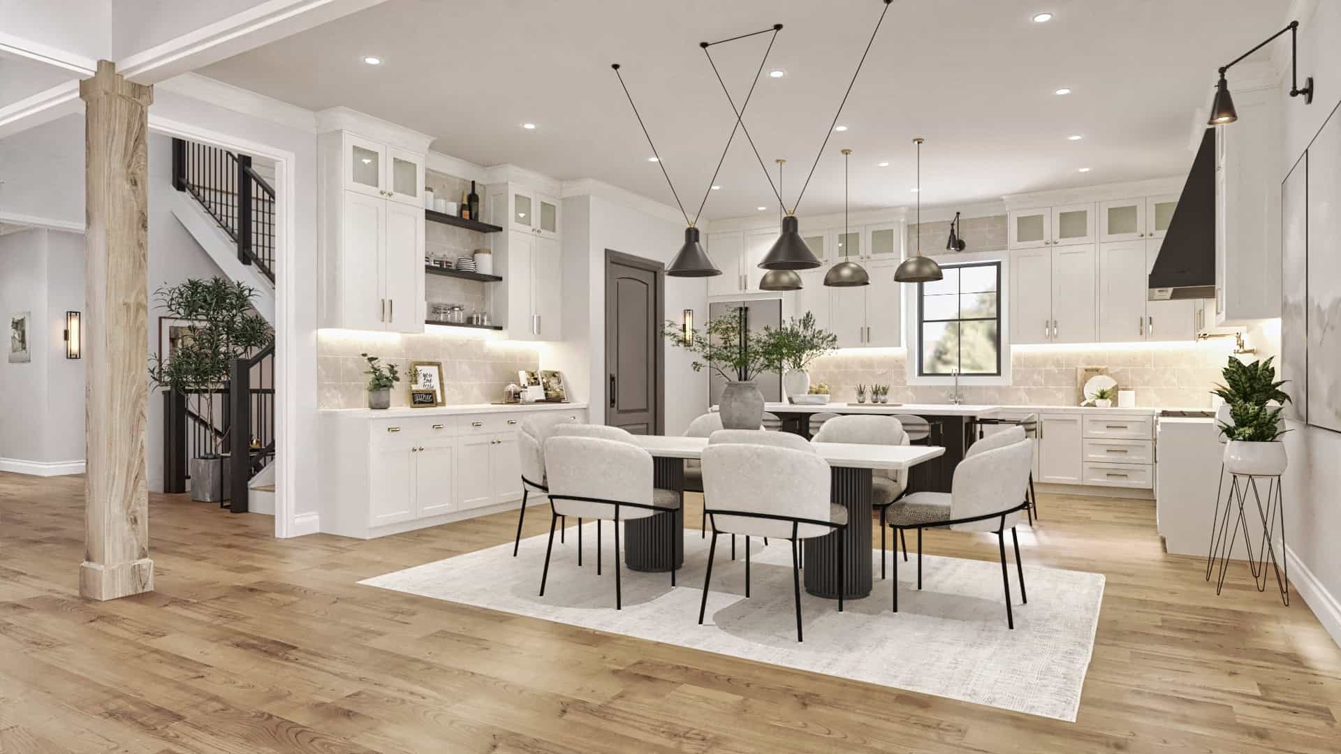 Dining Room of this 3-Bedroom,4339 Sq Ft Plan -198-1171