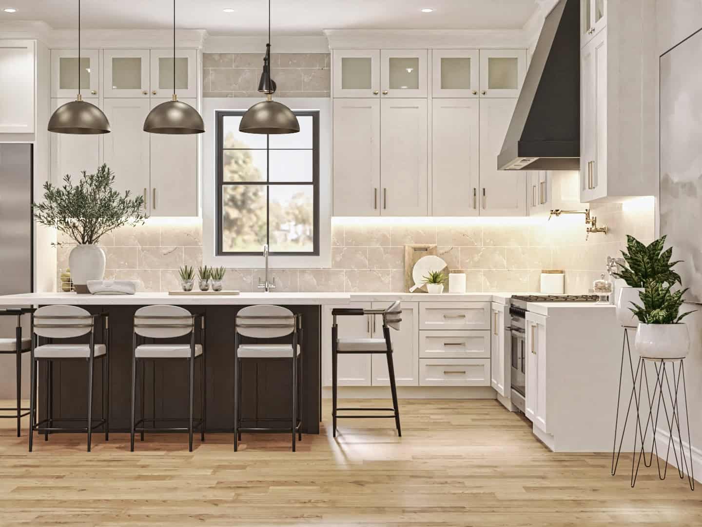 Kitchen: Kitchen Island of this 3-Bedroom,4339 Sq Ft Plan -198-1171