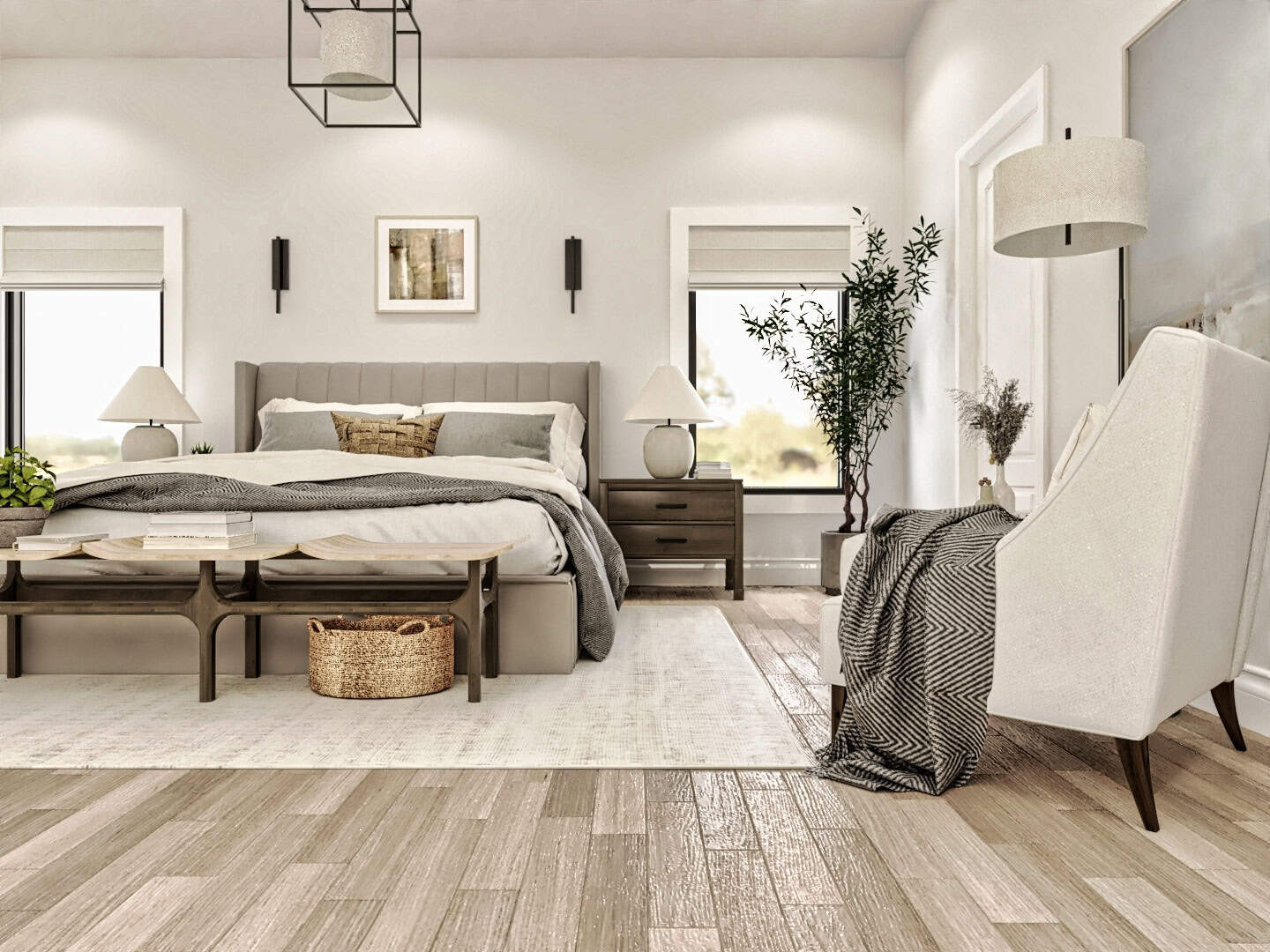 Master Bedroom of this 4-Bedroom,3076 Sq Ft Plan -198-1172