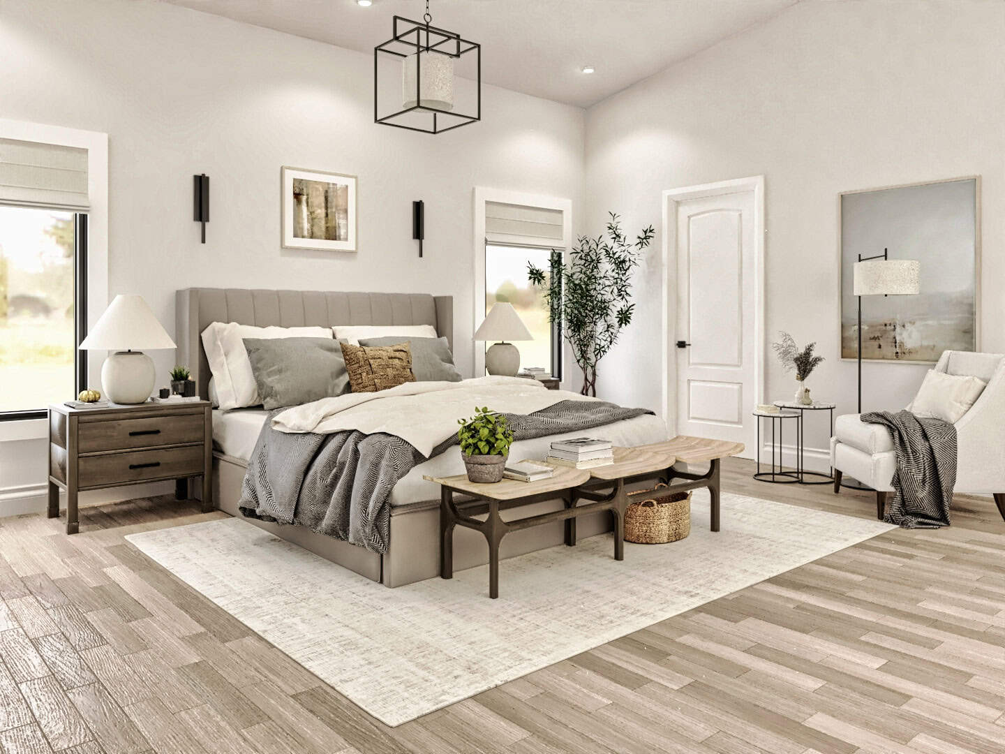 Master Bedroom of this 4-Bedroom,3076 Sq Ft Plan -198-1172