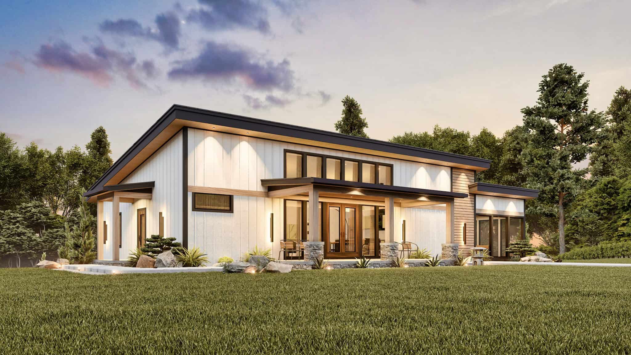 Left Side View of this 4-Bedroom,3076 Sq Ft Plan -198-1172