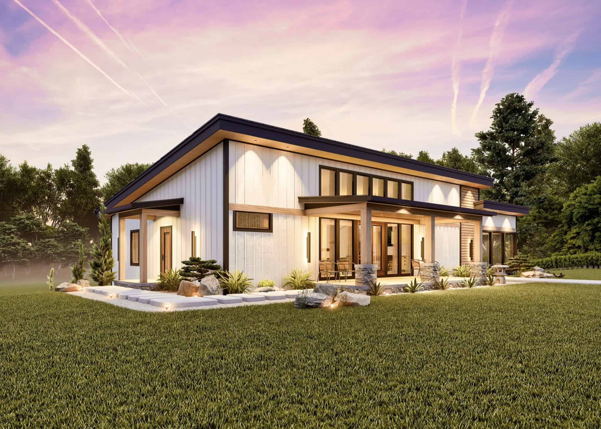 Home at Night of this 4-Bedroom,3076 Sq Ft Plan -198-1172