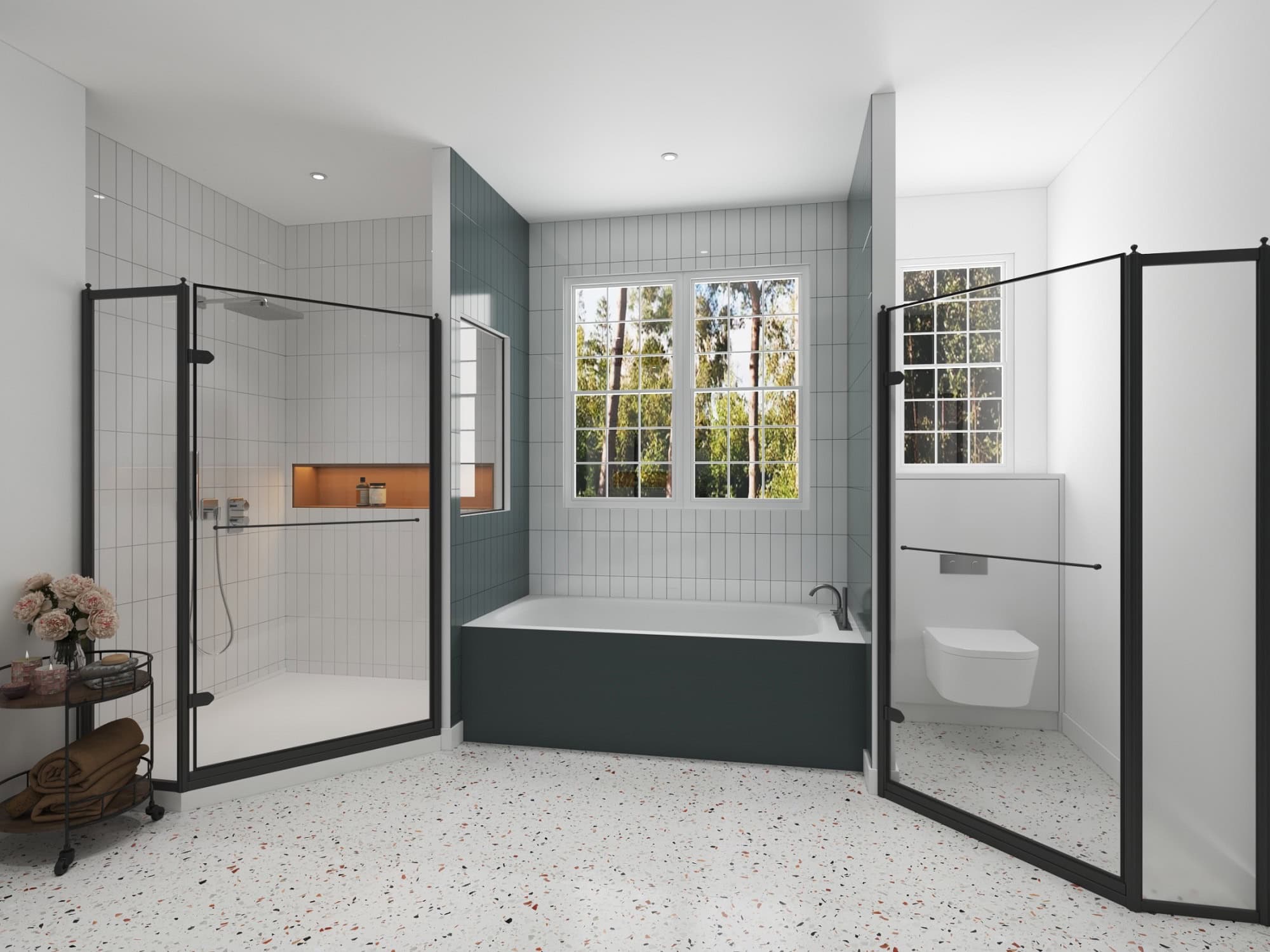 Master Bathroom of this 3-Bedroom,2402 Sq Ft Plan -198-1173