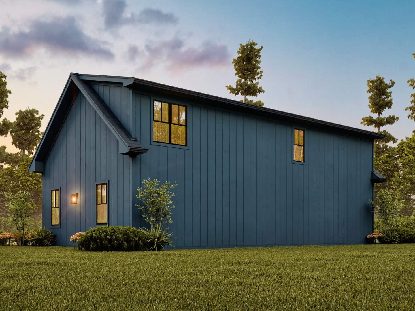 Right Side View of this 2-Bedroom,1056 Sq Ft Plan -198-1174