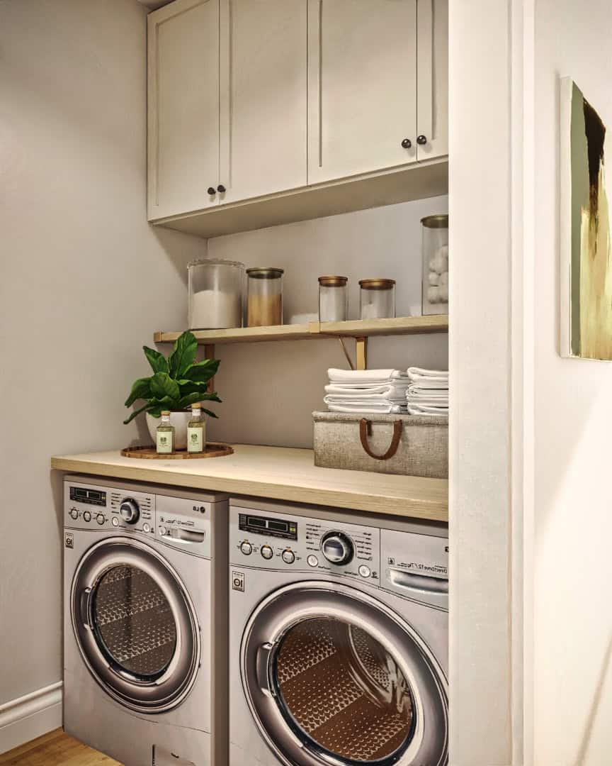 Laundry Room of this 2-Bedroom,1056 Sq Ft Plan -198-1174