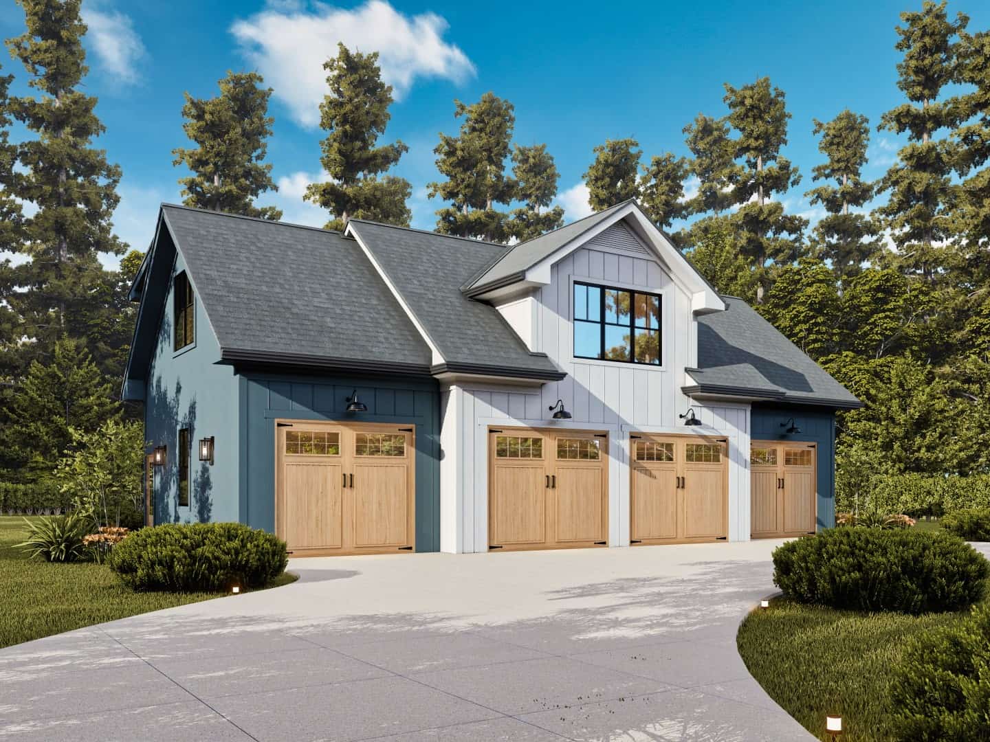Left Side View of this 2-Bedroom,1056 Sq Ft Plan -198-1174