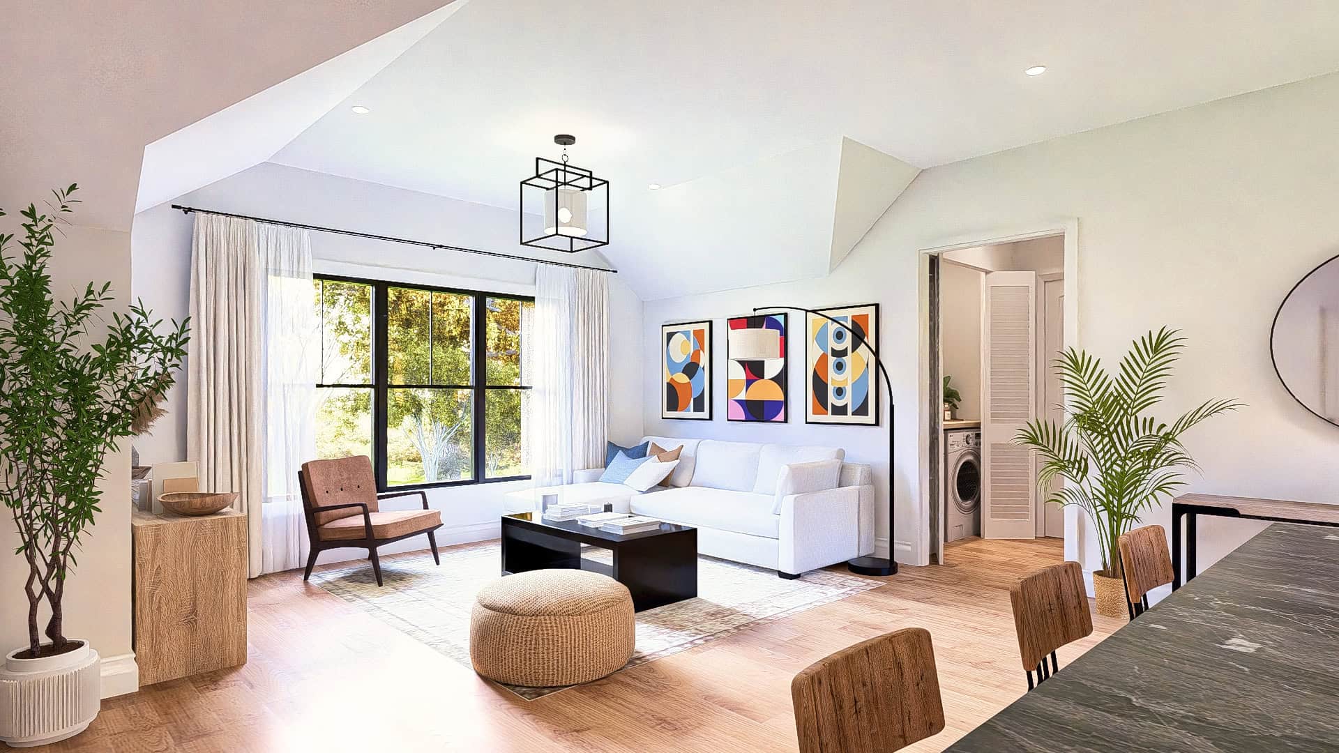 Great Room of this 2-Bedroom,1056 Sq Ft Plan -198-1174