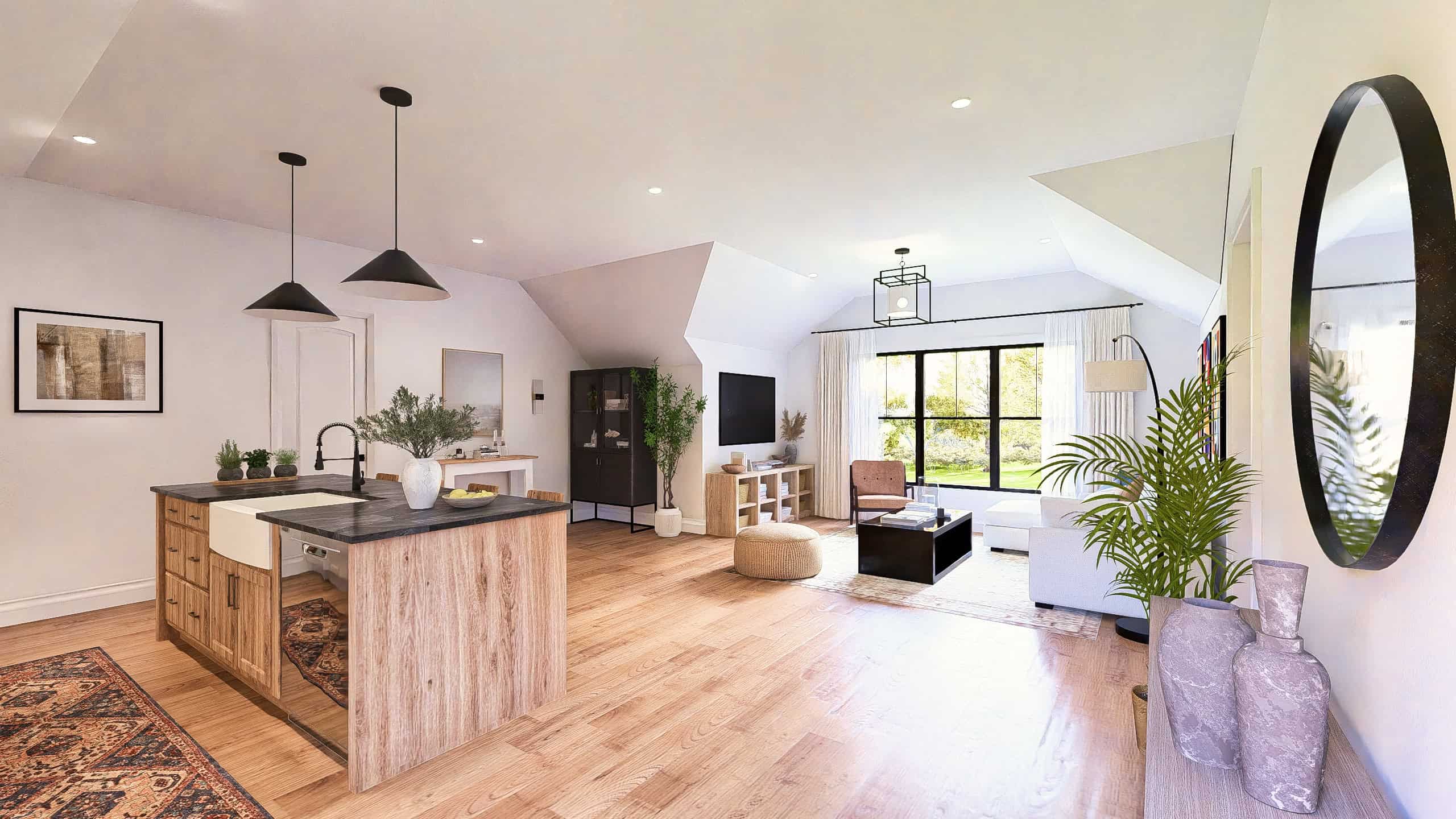 Home Interior Photograph of this 2-Bedroom,1056 Sq Ft Plan -198-1174