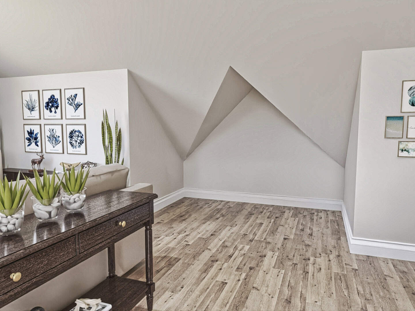 Sitting Room of this 1-Bedroom,665 Sq Ft Plan -198-1180