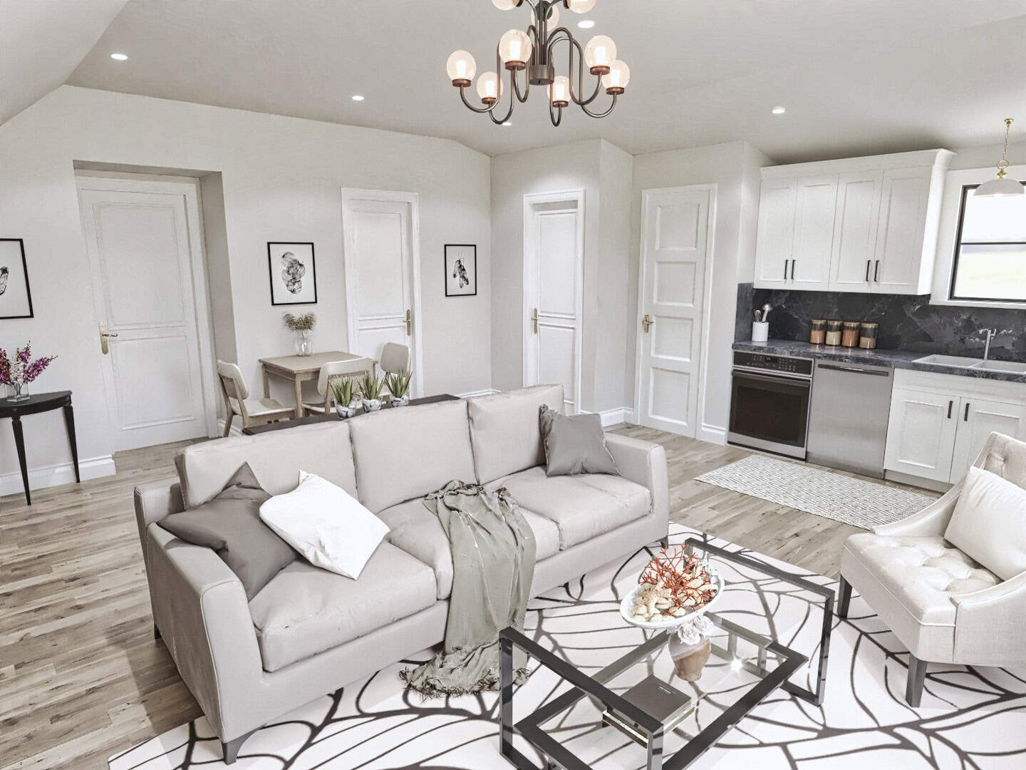 Sitting Room of this 1-Bedroom,665 Sq Ft Plan -198-1180