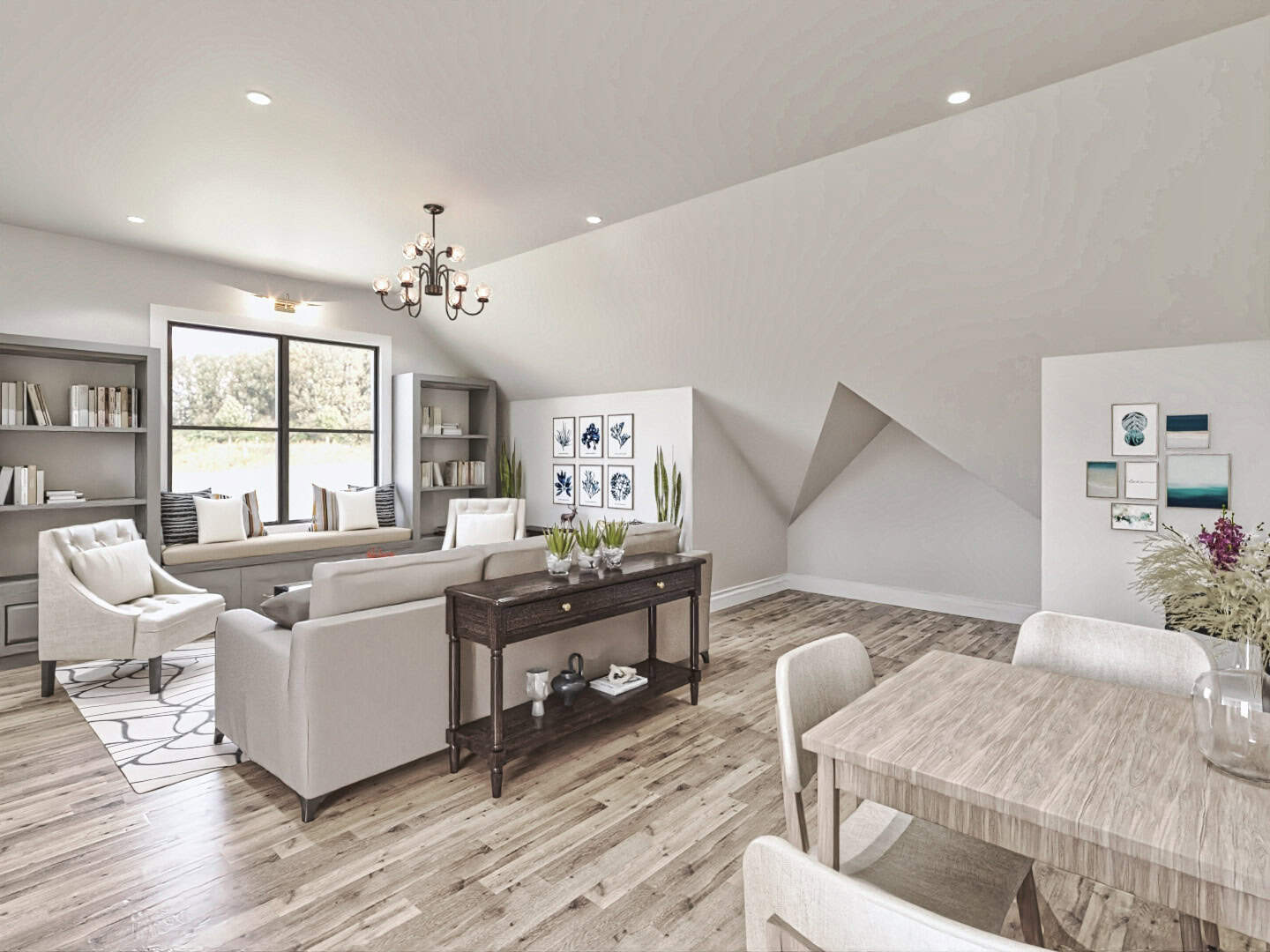 Sitting Room of this 1-Bedroom,665 Sq Ft Plan -198-1180