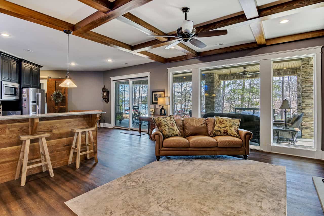 Living Room of this 4-Bedroom,4042 Sq Ft Plan -198-1182