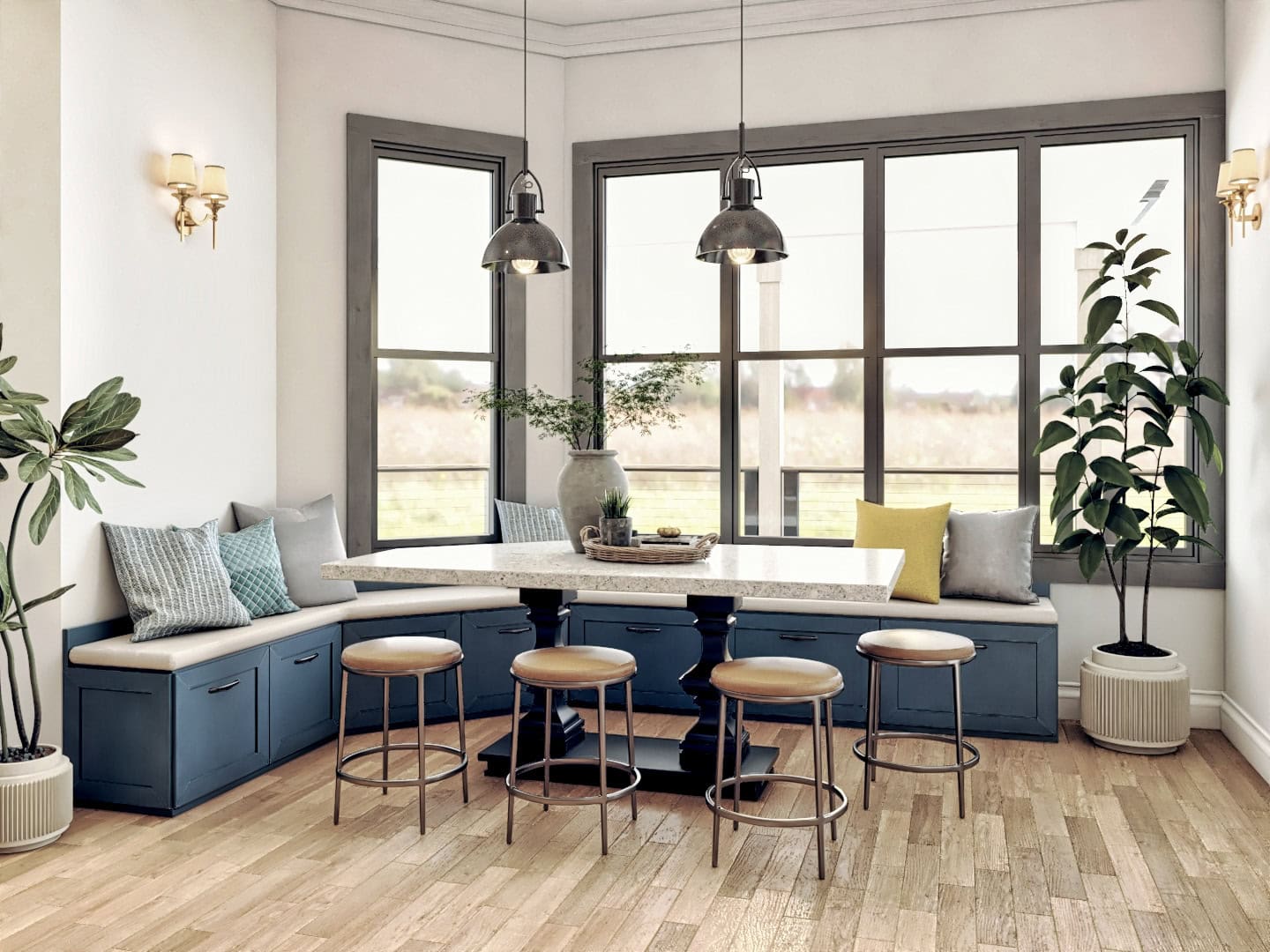 Kitchen: Breakfast Nook of this 3-Bedroom,6387 Sq Ft Plan -198-1188