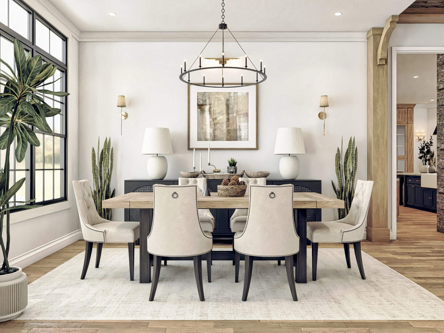 Dining Room of this 3-Bedroom,6387 Sq Ft Plan -198-1188