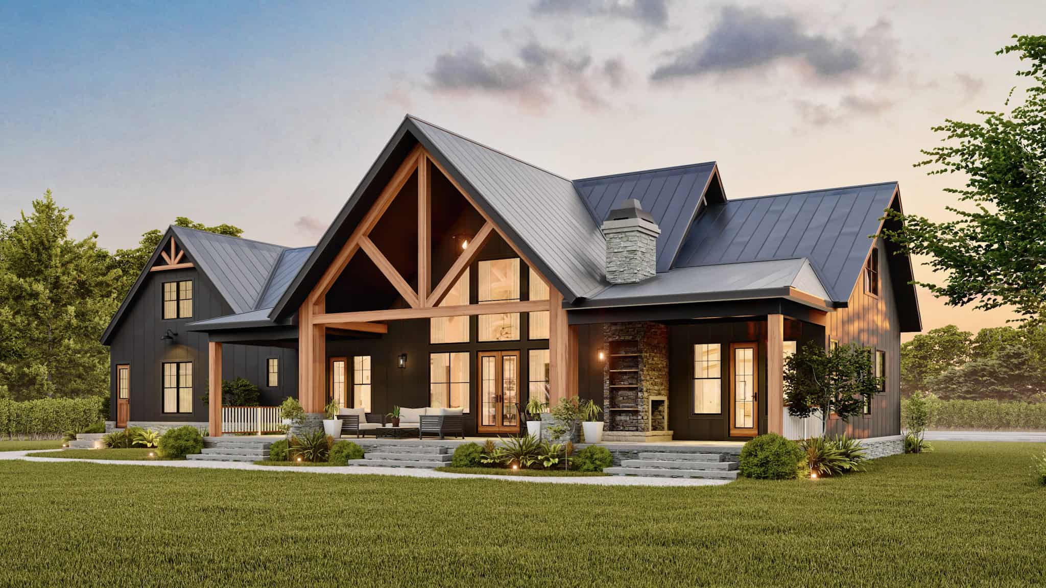 Home at Night of this 3-Bedroom,2533 Sq Ft Plan -198-1205