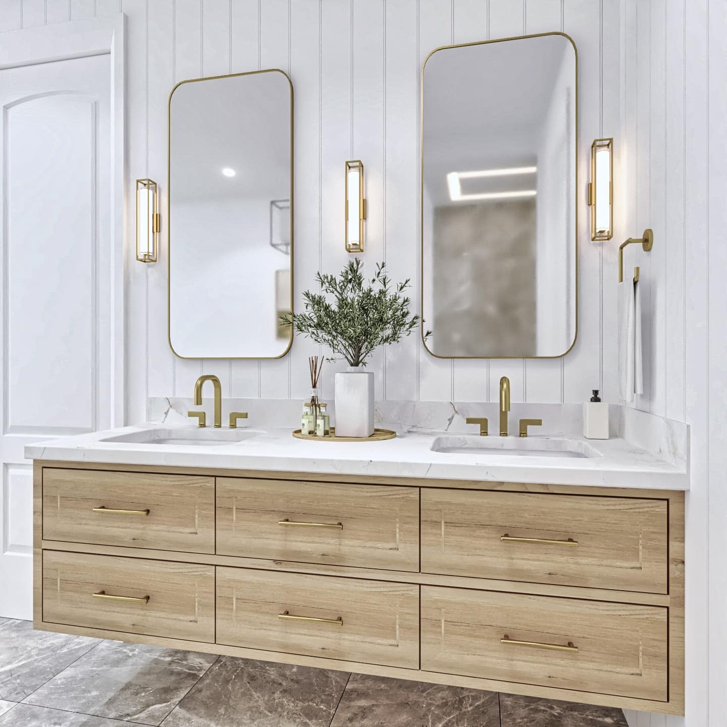 Master Bathroom: Sink/Vanity of this 3-Bedroom,2533 Sq Ft Plan -198-1205