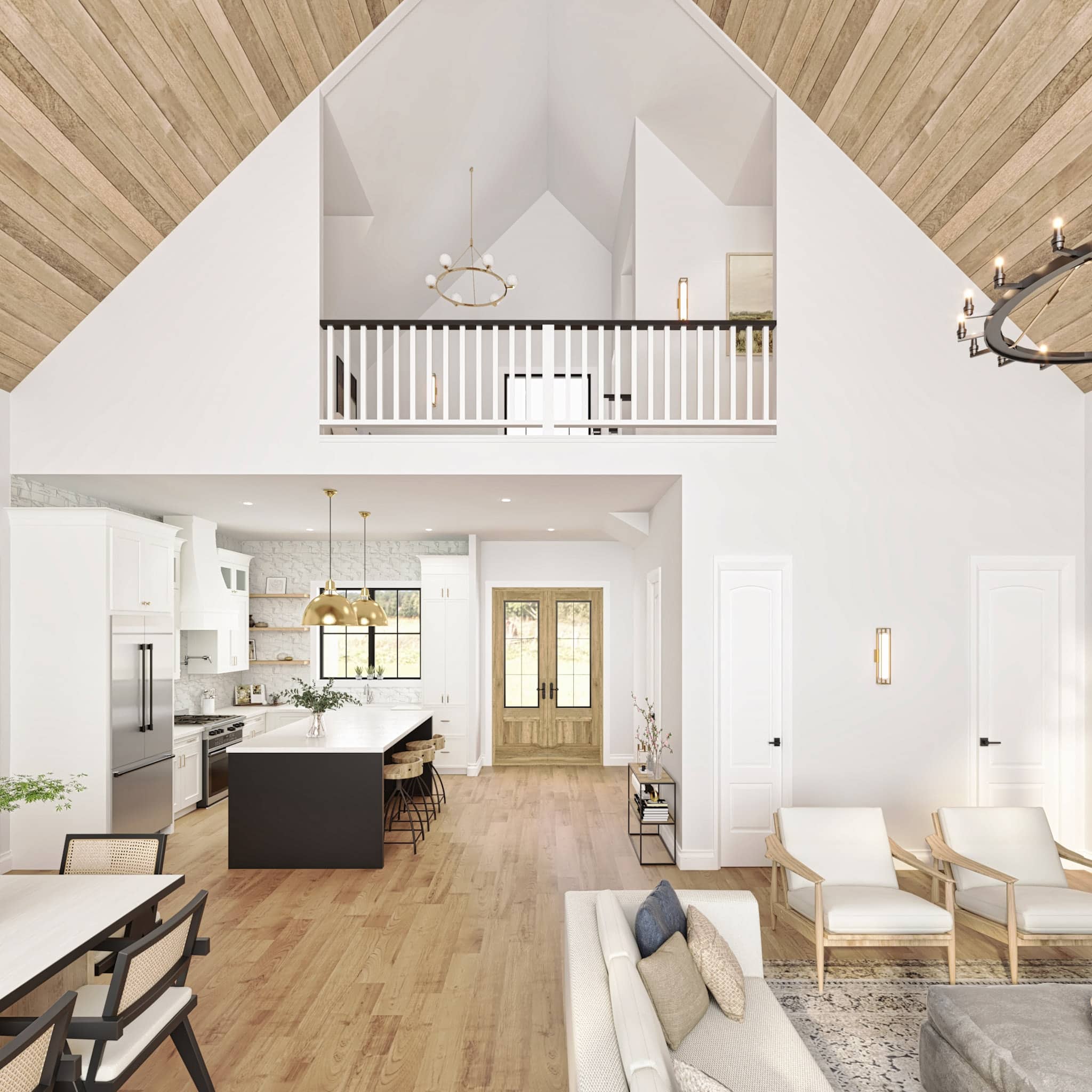 Ceiling of this 3-Bedroom,2533 Sq Ft Plan -198-1205