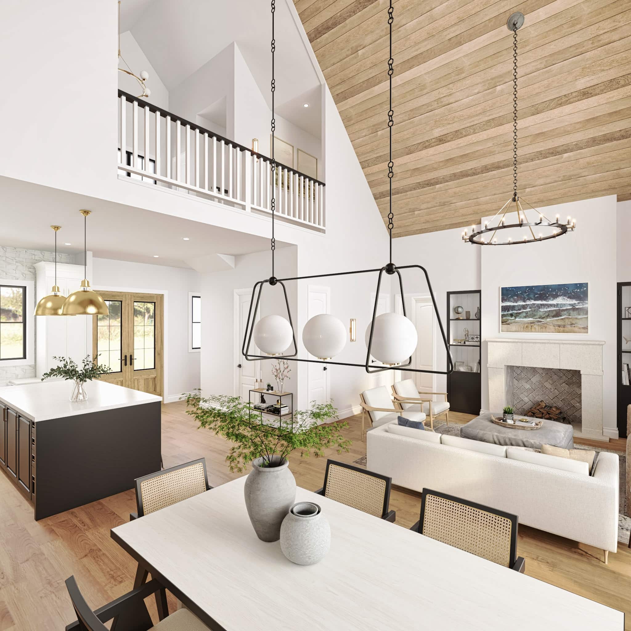 Ceiling of this 3-Bedroom,2533 Sq Ft Plan -198-1205