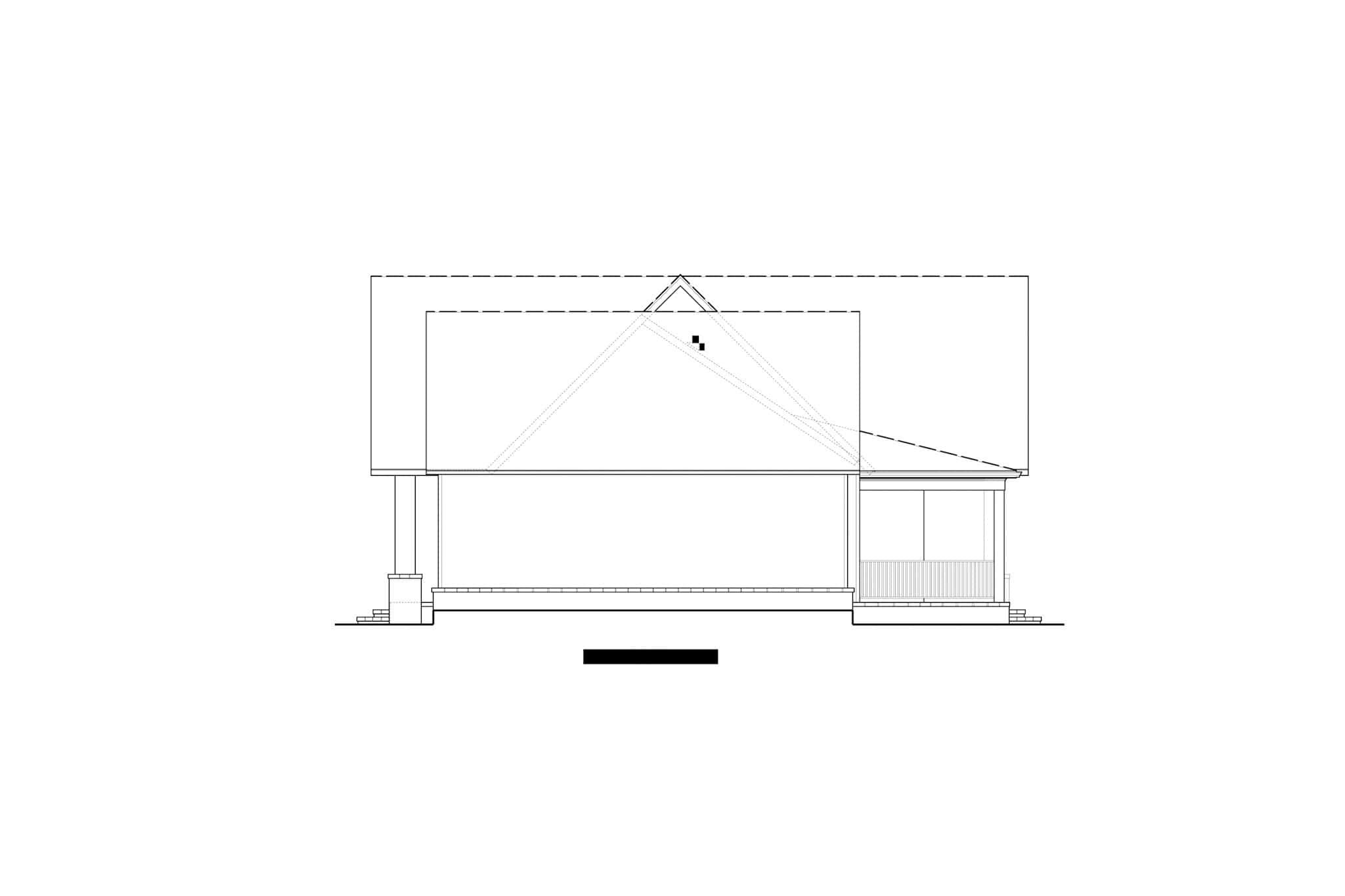 Home Plan Right Elevation of this 3-Bedroom,2533 Sq Ft Plan -198-1205